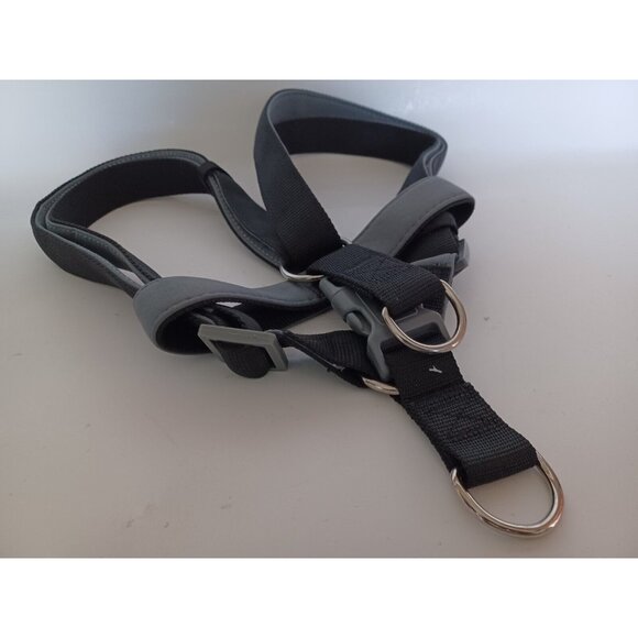 VibrantLife  XL Padded Comfort Step-In Harness For Dogs Chest Girth 32-42" Black - Picture 5 of 12